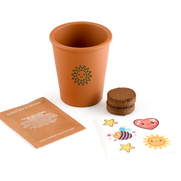 Radis et Capucine - Kit de jardinage enfant - Fleurs Mellifères - MEDIA_EN_SITUATION_2